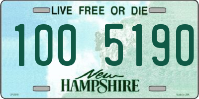 NH license plate 1005190