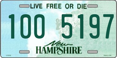 NH license plate 1005197
