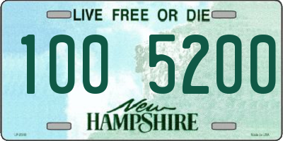 NH license plate 1005200