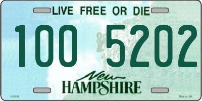 NH license plate 1005202