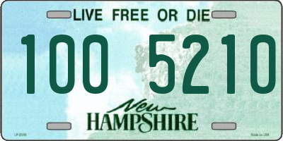 NH license plate 1005210