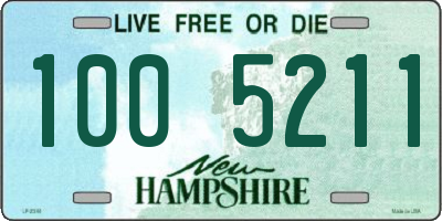 NH license plate 1005211