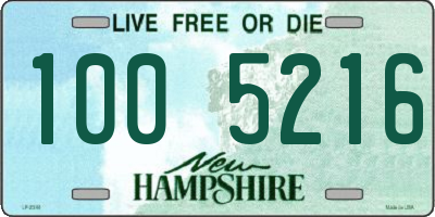 NH license plate 1005216