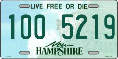 NH license plate 1005219