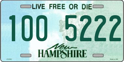 NH license plate 1005222