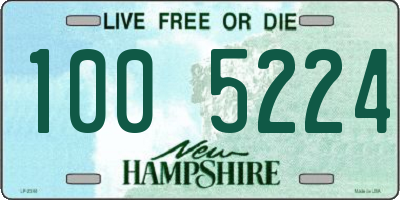 NH license plate 1005224
