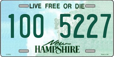 NH license plate 1005227