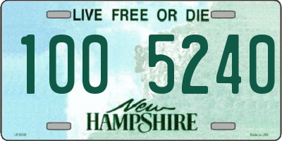 NH license plate 1005240