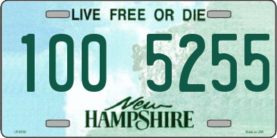 NH license plate 1005255