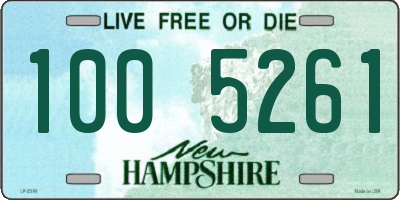 NH license plate 1005261