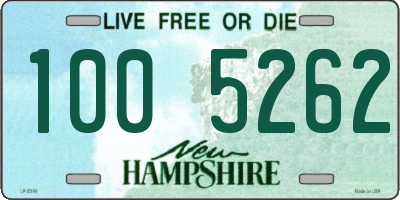 NH license plate 1005262