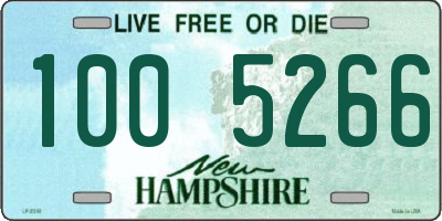 NH license plate 1005266