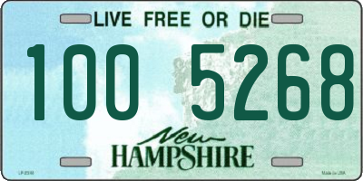 NH license plate 1005268