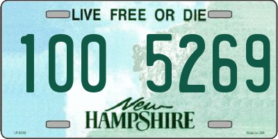 NH license plate 1005269