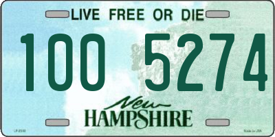 NH license plate 1005274