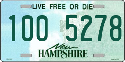 NH license plate 1005278