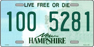 NH license plate 1005281