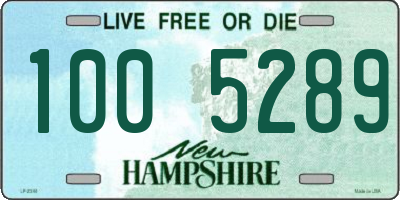 NH license plate 1005289