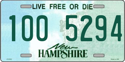 NH license plate 1005294