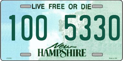 NH license plate 1005330