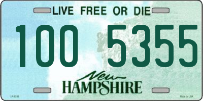 NH license plate 1005355