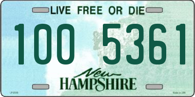 NH license plate 1005361