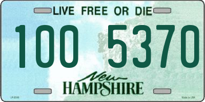NH license plate 1005370