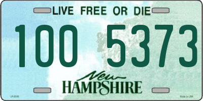 NH license plate 1005373