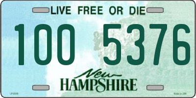 NH license plate 1005376