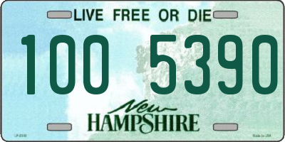 NH license plate 1005390