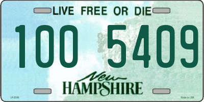 NH license plate 1005409