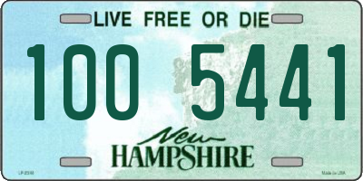 NH license plate 1005441