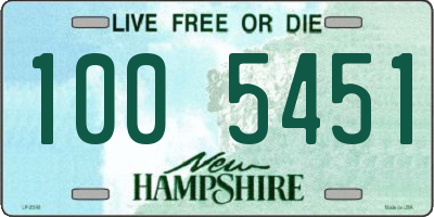 NH license plate 1005451