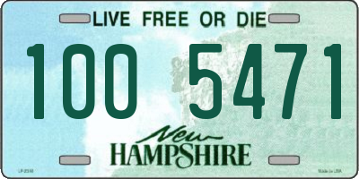 NH license plate 1005471