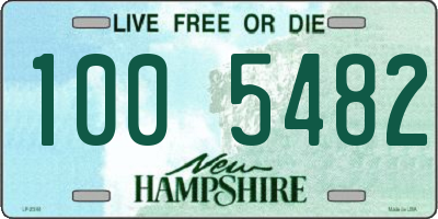 NH license plate 1005482