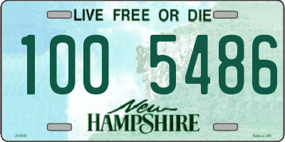 NH license plate 1005486