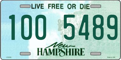 NH license plate 1005489