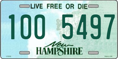 NH license plate 1005497