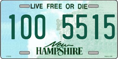 NH license plate 1005515