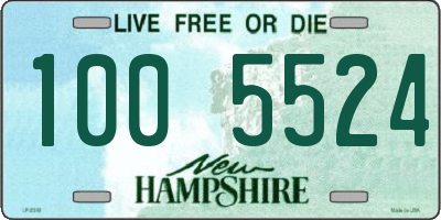 NH license plate 1005524