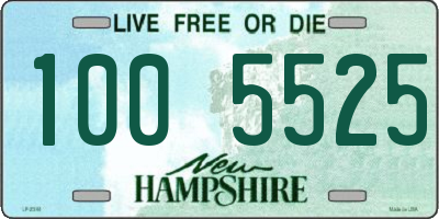 NH license plate 1005525