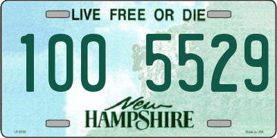 NH license plate 1005529