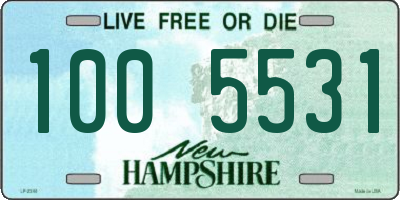 NH license plate 1005531