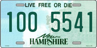 NH license plate 1005541