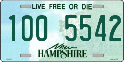 NH license plate 1005542