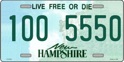 NH license plate 1005550