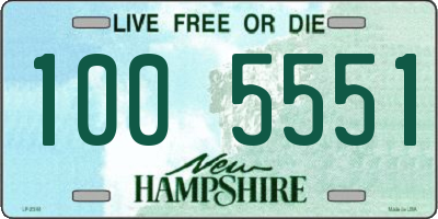 NH license plate 1005551