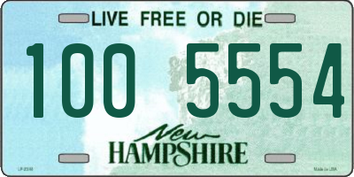 NH license plate 1005554