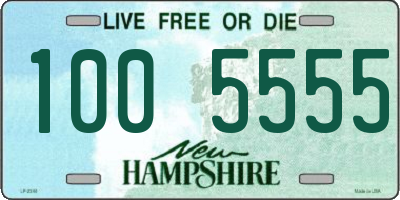 NH license plate 1005555