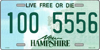 NH license plate 1005556